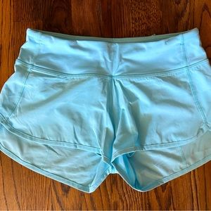 Exclusive LULULEMON Seawheeze edition shorts.